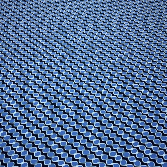Viscose Estampada Elos Azul • Luema Tecidos Viscose Estampada Elos Azul • Luema Tecidos
