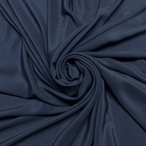 Tecido Crepe de Chine Seda Pura Liso Azul Marinho Tecido Crepe de Chine Seda Pura Liso Azul Marinho • Luema Tecidos