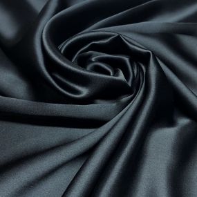 Tecido Cetim de Seda Pura Preto 90cm Tecido Cetim de Seda Pura Preto 90cm • Luema Tecidos 2