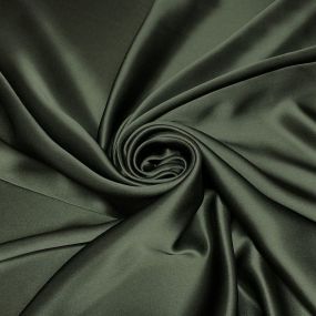 Tecido Cetim de Seda Pura Verde Musgo 90cm Tecido Cetim de Seda Pura Verde Musgo 90cm • Luema Tecidos