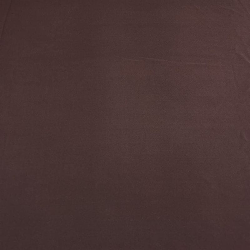Tecido Crepe de Chine Seda Pura Marrom Chocolate • Luema Tecidos