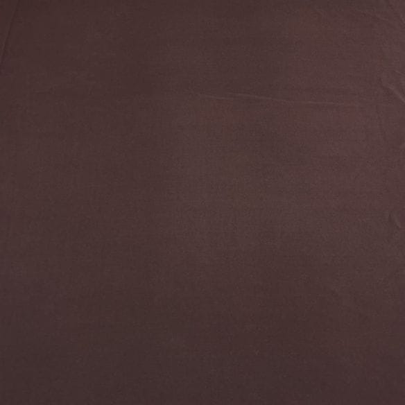 Tecido Crepe de Chine Seda Pura Marrom Chocolate • Luema Tecidos