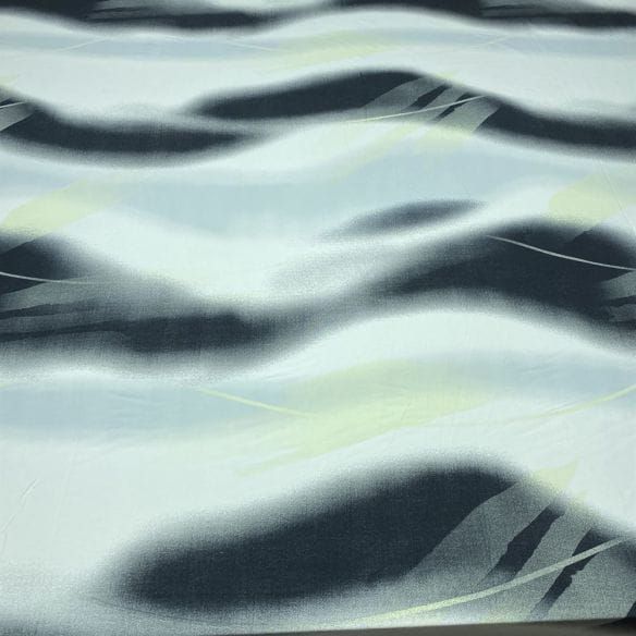 Viscose Estampada Nuances Cinza • Luema Tecidos