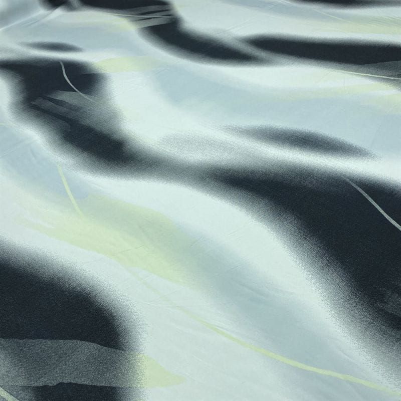 Viscose Estampada Nuances Cinza • Luema Tecidos