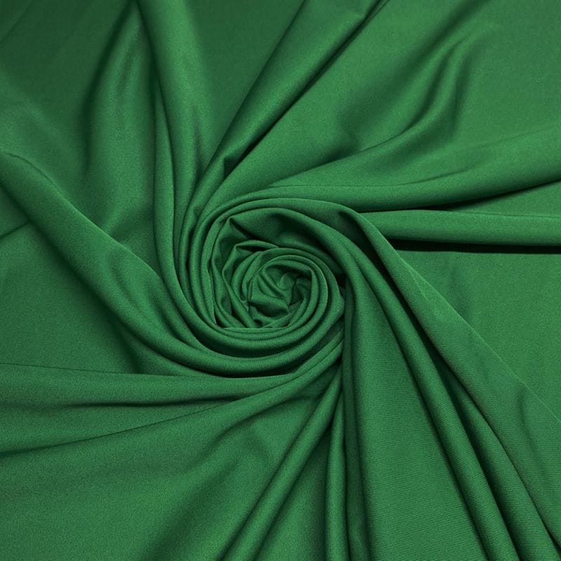 Tecido Two Way liso Verde Bandeira • Luema Tecidos