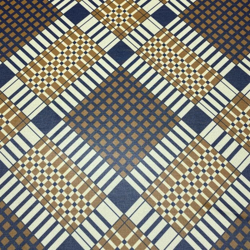 Musseline Estampado Abstract Square • Luema Tecidos