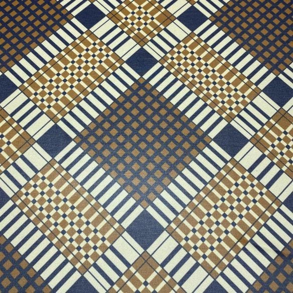 Musseline Estampado Abstract Square • Luema Tecidos