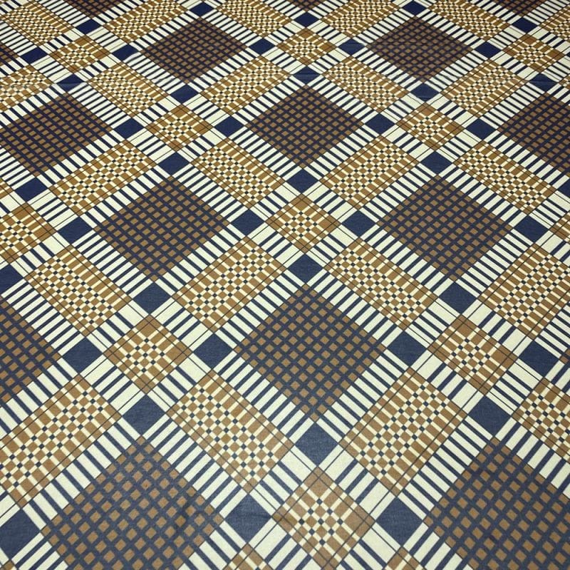 Musseline Estampado Abstract Square • Luema Tecidos