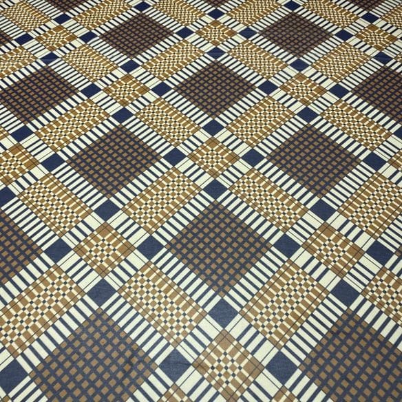 Musseline Estampado Abstract Square • Luema Tecidos