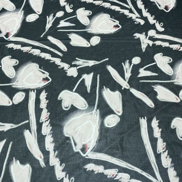 Musseline Estampado Amore Floreale • Luema Tecidos