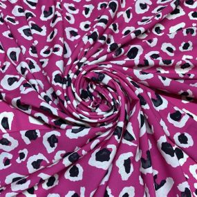Crepe de Chine Estampado Pink Crepe de Chine Estampado Pink • Luema Tecidos