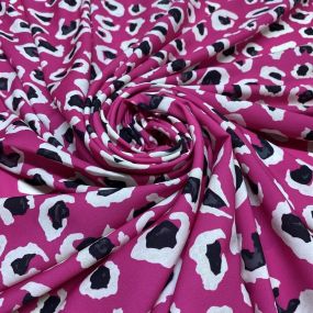 Crepe de Chine Estampado Pink Crepe de Chine Estampado Pink • Luema Tecidos 2
