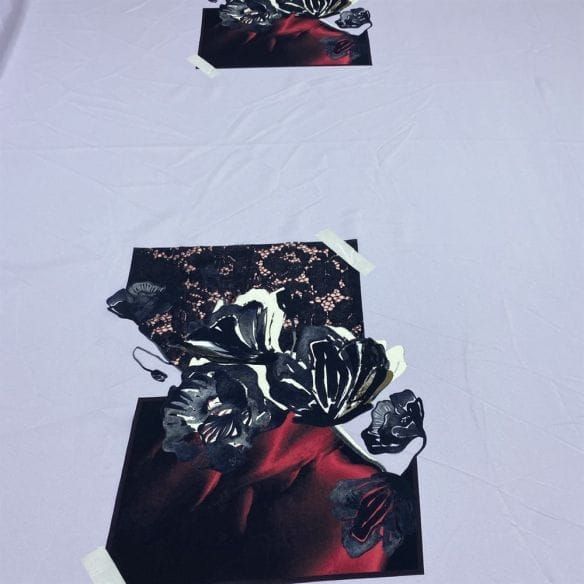 Tecido Crepe de Chine Seda Pura Panô Lavanda • Luema Tecidos