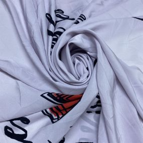 Tecido Crepe de Chine Seda Pura Estampado Corações Tecido Crepe de Chine Seda Pura Estampado Corações • Luema Tecidos