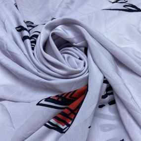 Tecido Crepe de Chine Seda Pura Estampado Corações Tecido Crepe de Chine Seda Pura Estampado Corações • Luema Tecidos 2