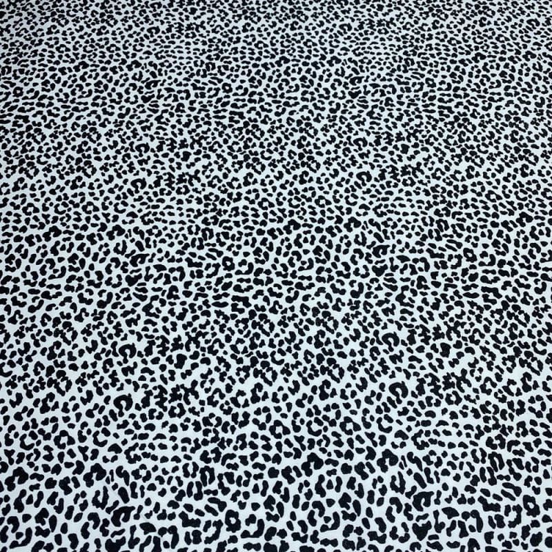 Sarja Estampada Oncinha P&B • Luema Tecidos