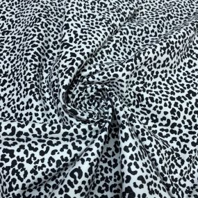 Sarja Estampada Oncinha P&B • Luema Tecidos