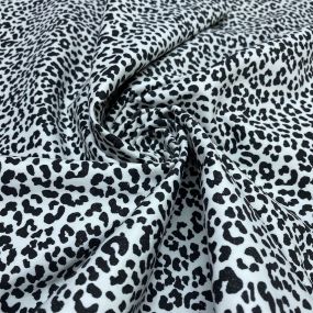 Sarja Estampada Oncinha P&B • Luema Tecidos 2