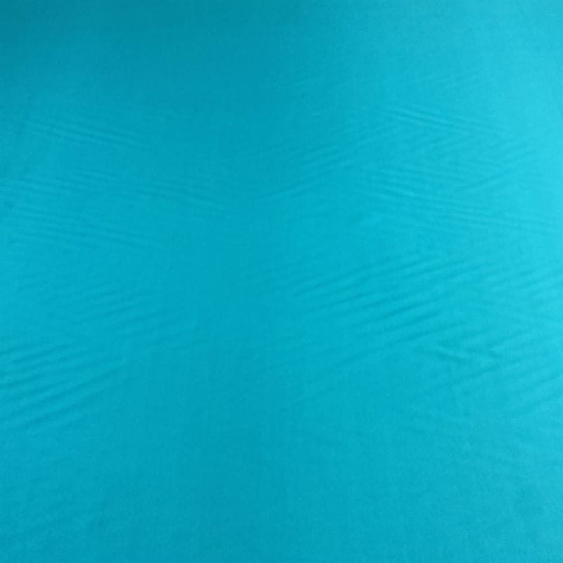 Tecido Crepe de Chine Seda Pura Verde Turquesa • Luema Tecidos