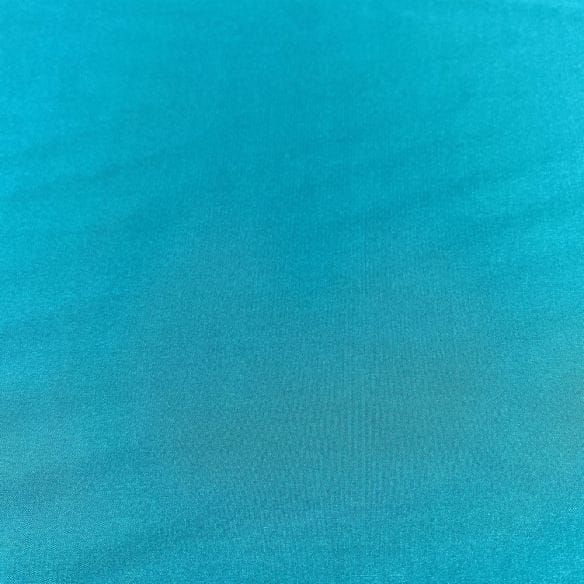 Tecido Crepe de Chine Seda Pura Verde Turquesa • Luema Tecidos