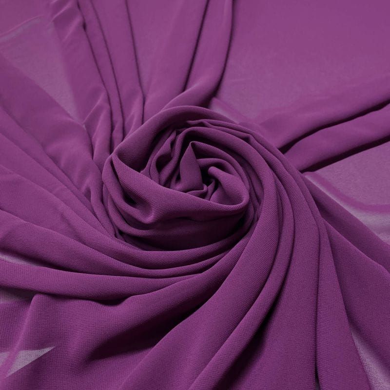 Tecido Musseline Liso Roxo • Luema Tecidos
