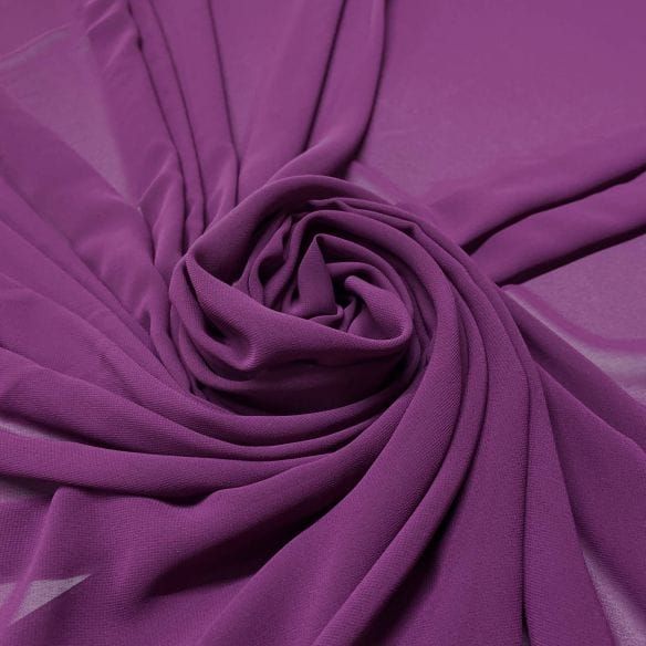 Tecido Musseline Liso Roxo • Luema Tecidos