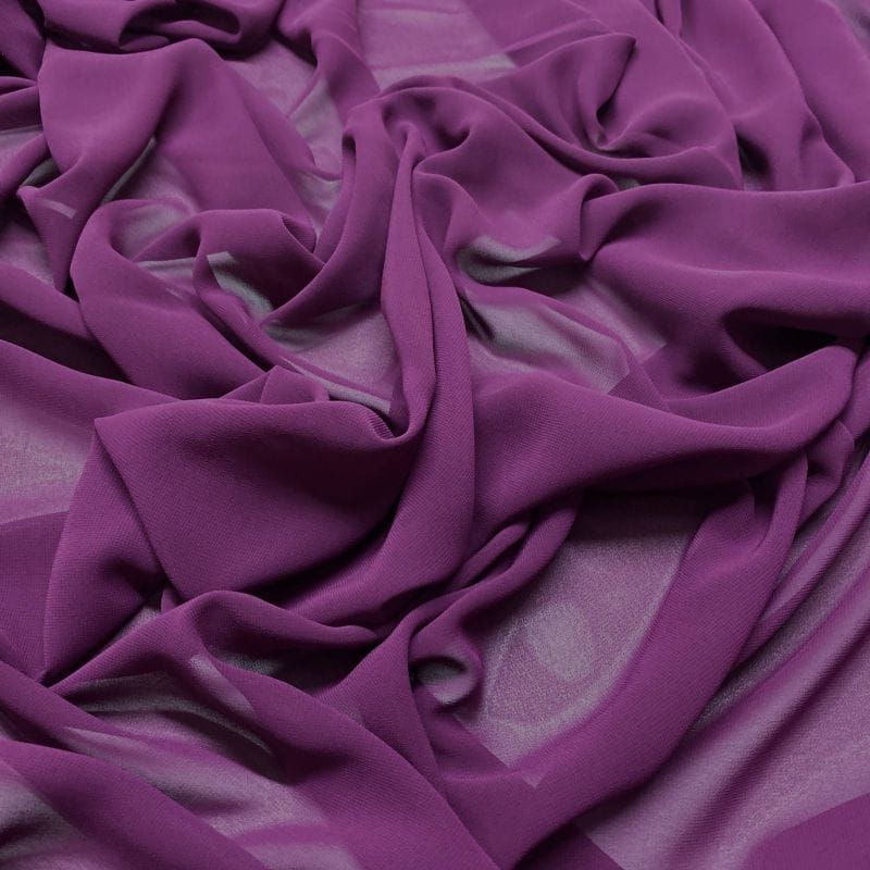 Tecido Musseline Liso Roxo • Luema Tecidos