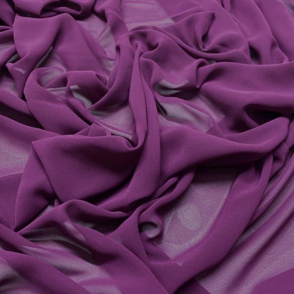 Tecido Musseline Liso Roxo • Luema Tecidos
