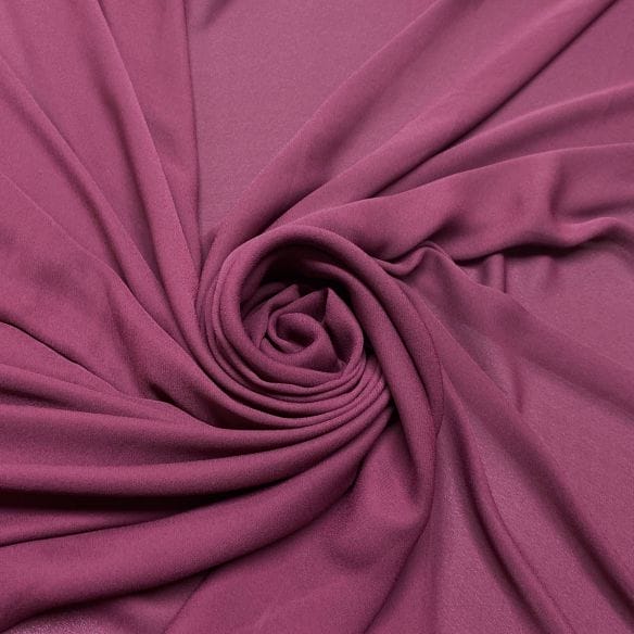 Tecido Musseline Liso Marsala • Luema Tecidos