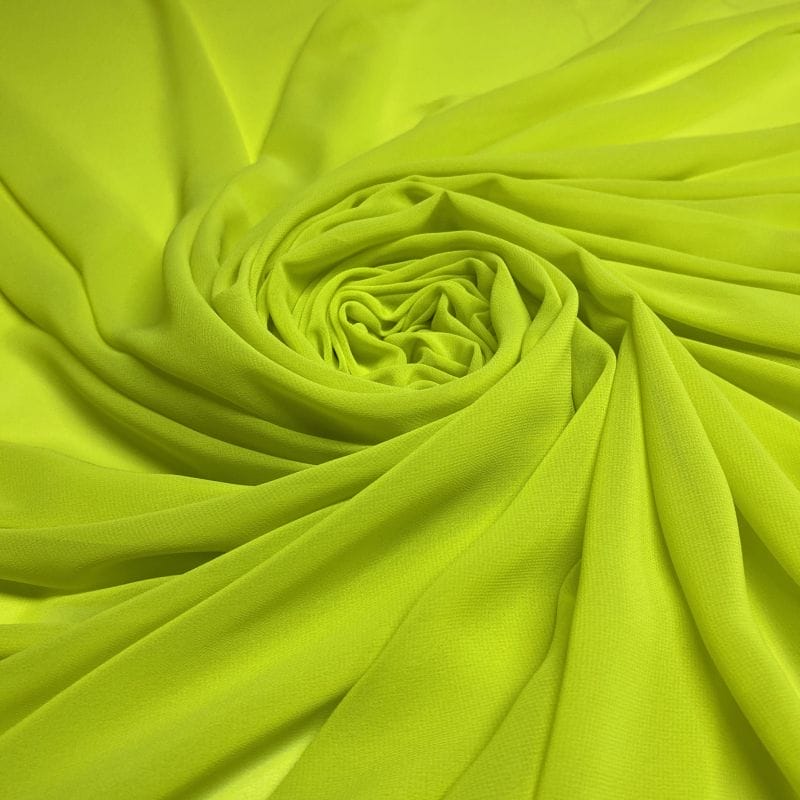 Tecido Musseline Liso Amarelo • Luema Tecidos