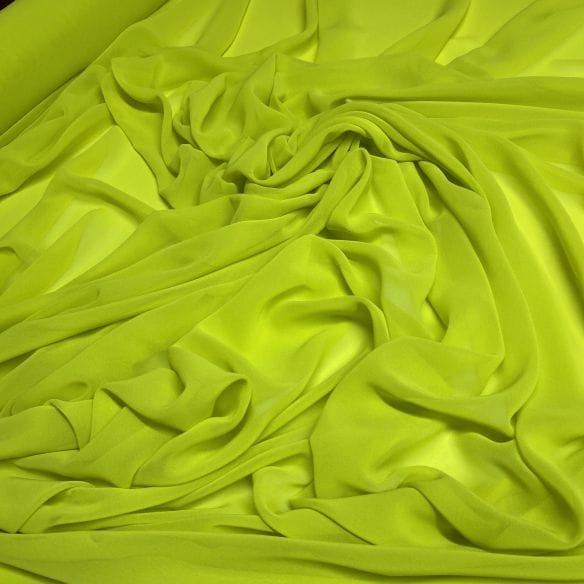 Tecido Musseline Liso Amarelo • Luema Tecidos