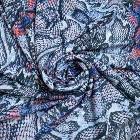 Musseline Estampado Snake Colors Musseline Estampado Snake Colors • Luema Tecidos