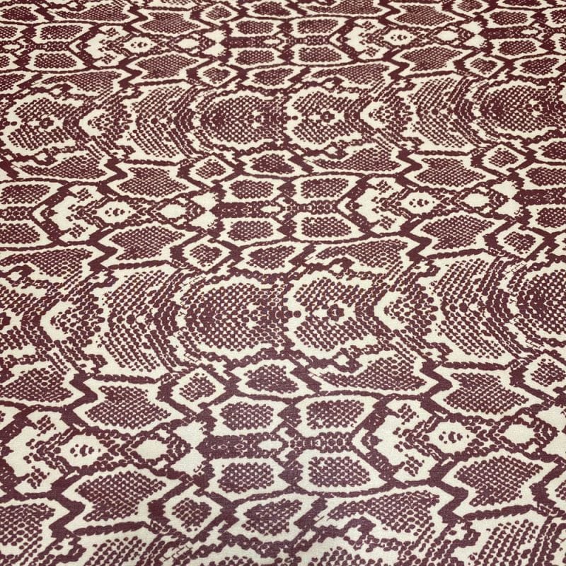 Musseline Estampado Red Snake • Luema Tecidos Musseline Estampado Red Snake • Luema Tecidos