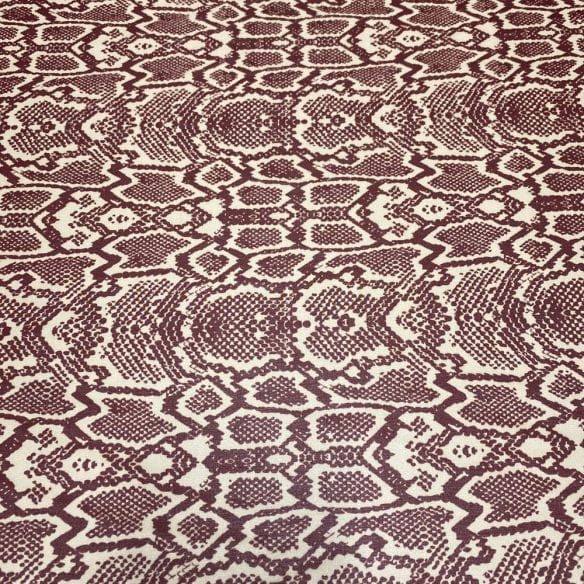 Musseline Estampado Red Snake • Luema Tecidos Musseline Estampado Red Snake • Luema Tecidos