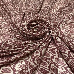 Musseline Estampado Red Snake • Luema Tecidos 2