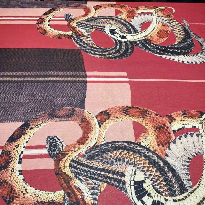 Musseline Estampado King Snake • Luema Tecidos