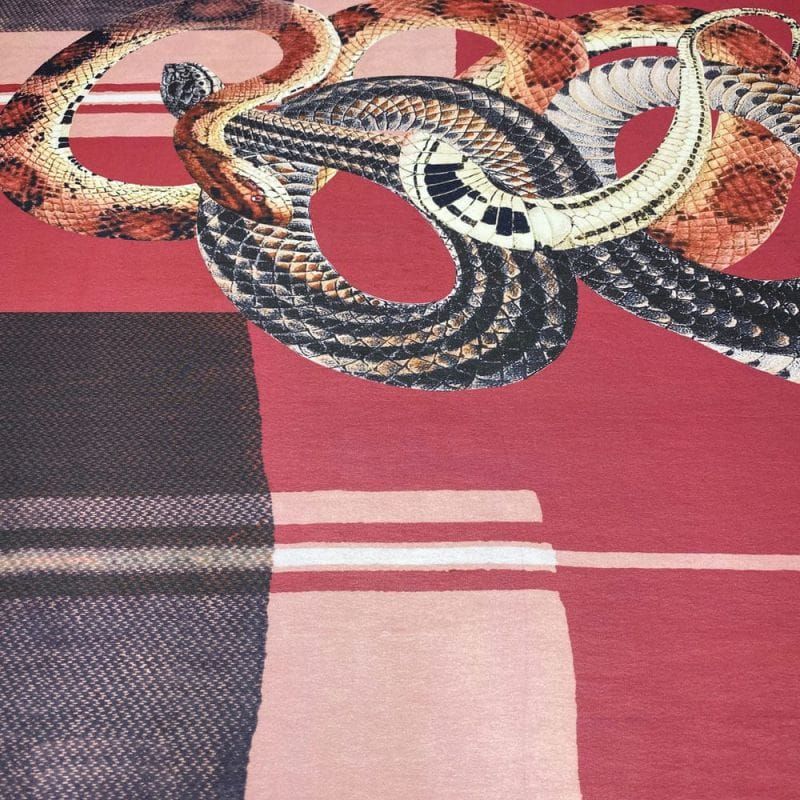 Musseline Estampado King Snake • Luema Tecidos