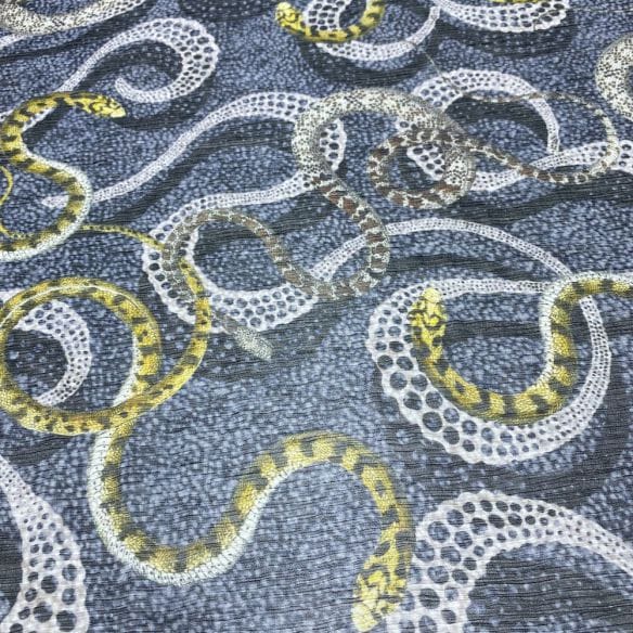 Musseline Estampado Ana Ruga Snakes • Luema Tecidos Musseline Estampado Ana Ruga Snakes • Luema Tecidos