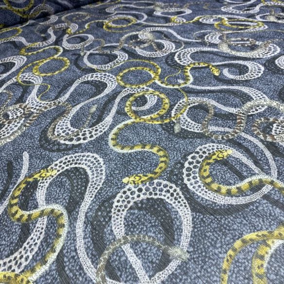 Musseline Estampado Ana Ruga Snakes • Luema Tecidos Musseline Estampado Ana Ruga Snakes • Luema Tecidos