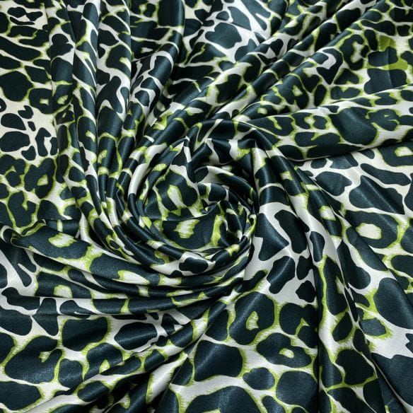 Cetim Toque de Seda Onça Cobre • Luema Tecidos