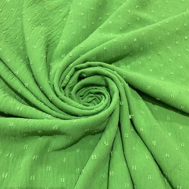 Viscose Pipoquinha Verde Abacate • Luema Tecidos