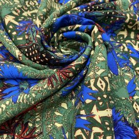 Viscose Estampada Abstrato Verde Viscose Estampada Abstrato Verde • Luema Tecidos 2