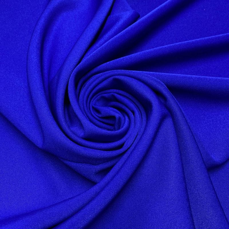 Tecido Two Way liso Azul Bic • Luema Tecidos