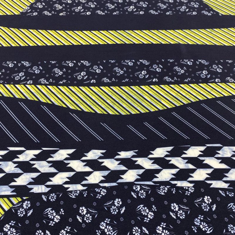 Tecido Crepe de Chine Seda Pura Abstract • Luema Tecidos Tecido Crepe de Chine Seda Pura Abstract • Luema Tecidos