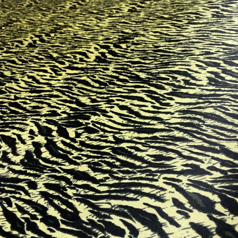 Tecido Cetim Estampado Animal Print • Luema Tecidos