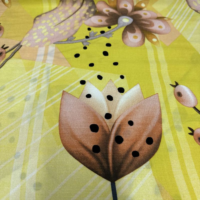 Tecido Viscolinho Barrado Amarelo • Luema Tecidos Tecido Viscolinho Barrado Amarelo • Luema Tecidos