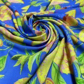 Tecido Viscolinho Estampado Frutas Tropical • Luema Tecidos 2