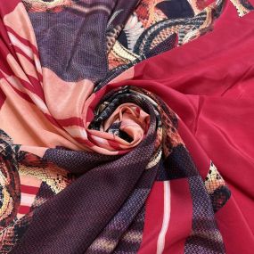 Tecido Crepe de Chine Seda Pura Snakes Tecido Crepe de Chine Seda Pura Snakes • Luema Tecidos