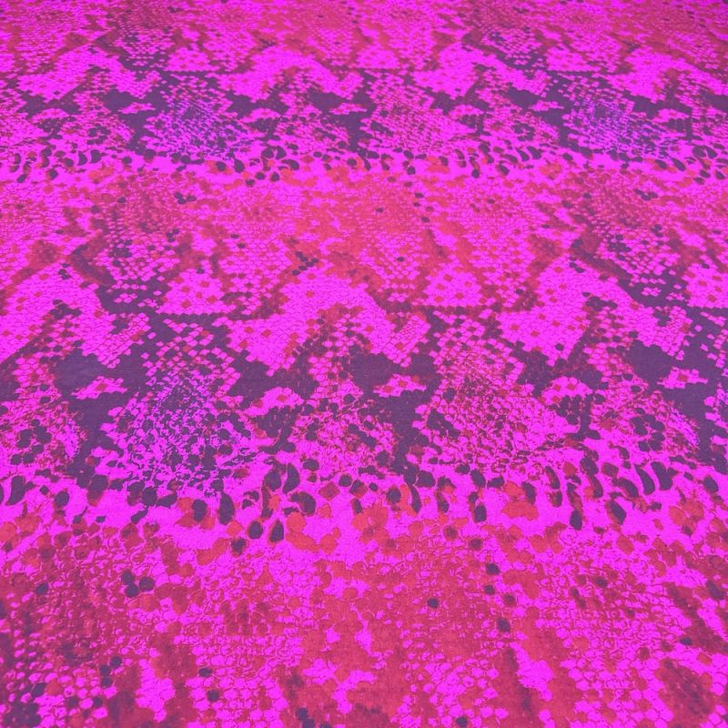 Tecido Viscose Cobra Pink ANML • Luema Tecidos Tecido Viscose Cobra Pink ANML • Luema Tecidos