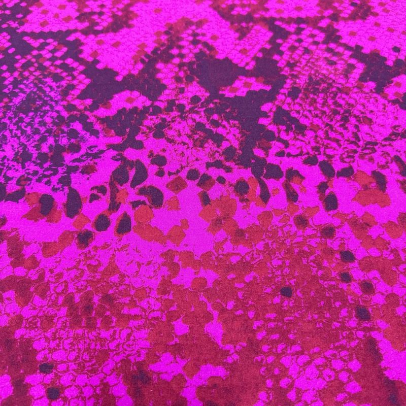 Tecido Viscose Cobra Pink ANML • Luema Tecidos Tecido Viscose Cobra Pink ANML • Luema Tecidos